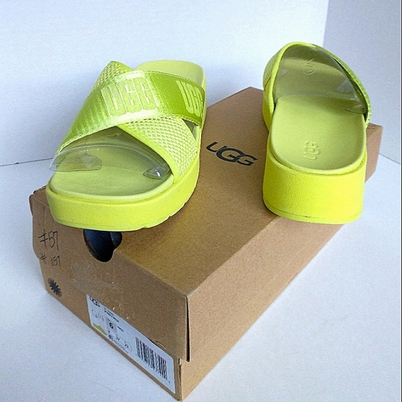 New w/Box UGG Emily Mesh Crossover Slides Size 6 - Picture 13 of 13